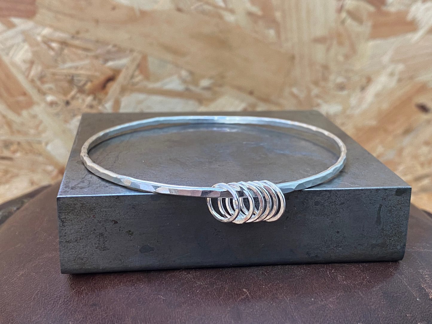 Milestone birthday bangle - 18th 21st 30th 40th 50th 60th 70th 80th